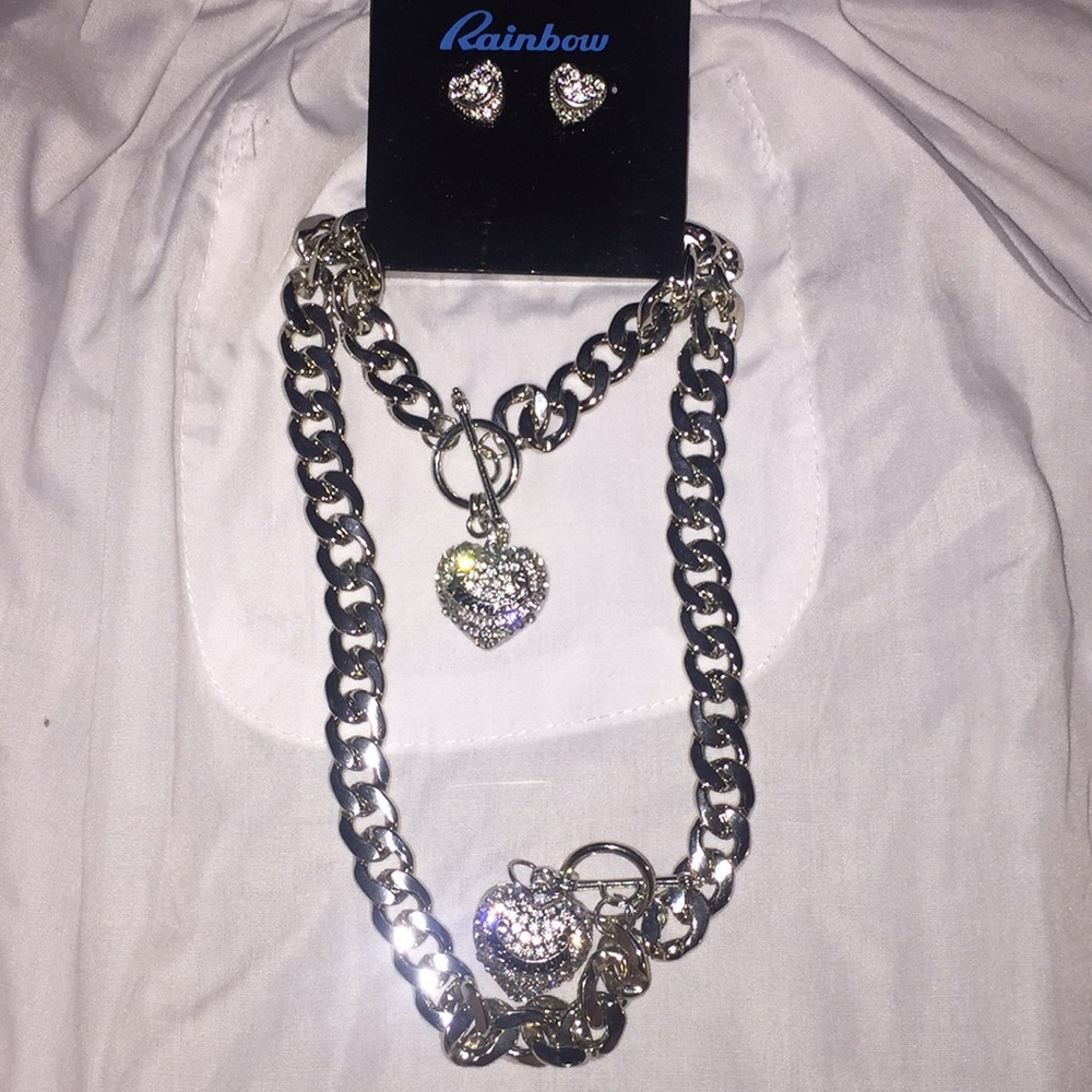 Earrings, Bracelet & Necklace